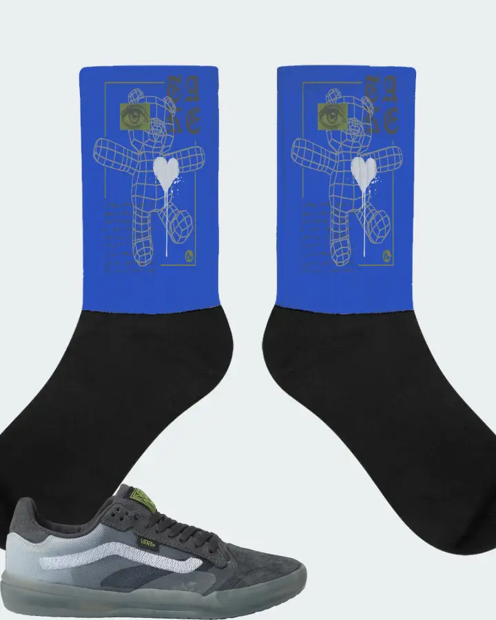 Socks in Royal Blue