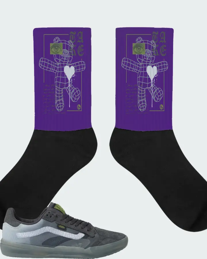 Socks in Purple