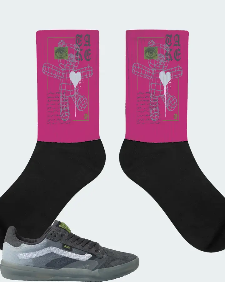 Socks in Berry