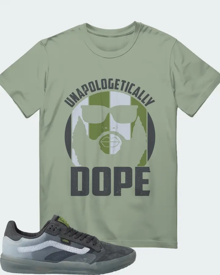 Vans EVDNT UltimateWaffle Sneaker Matching Sage T-Shirt - UNAPOLOGETICALLY DOPE Man