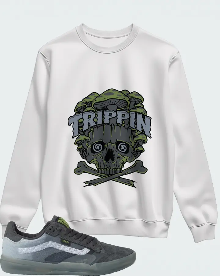 Sweatshirt in White