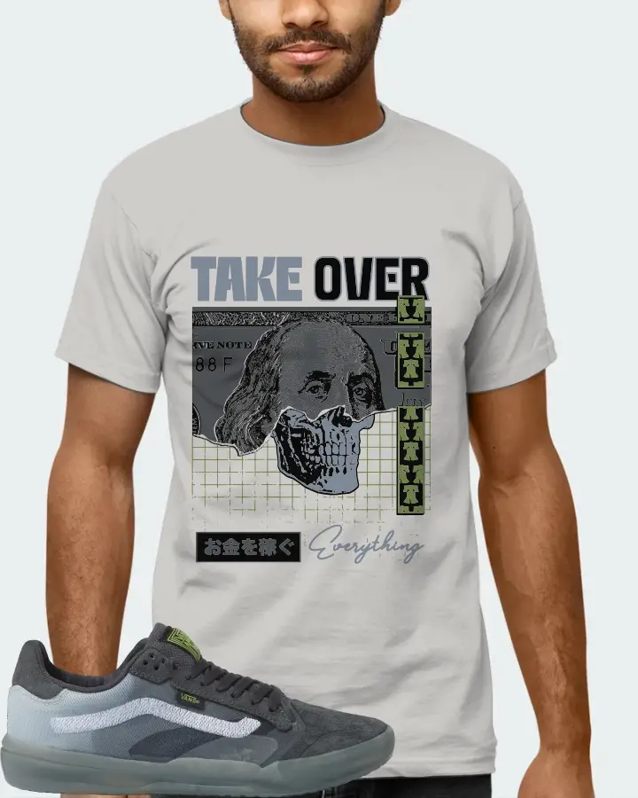 Vans EVDNT UltimateWaffle Sneaker Matching Grey T-Shirt (Take Over) - View 6