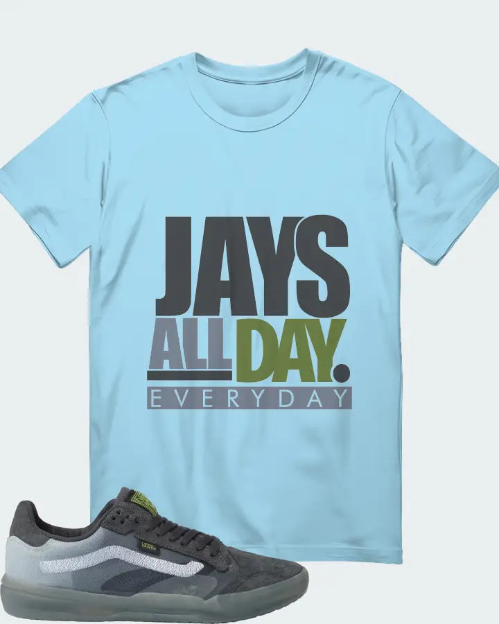 Vans EVDNT UltimateWaffle Sneaker Matching Ocean Blue T-Shirt - Jays All Day