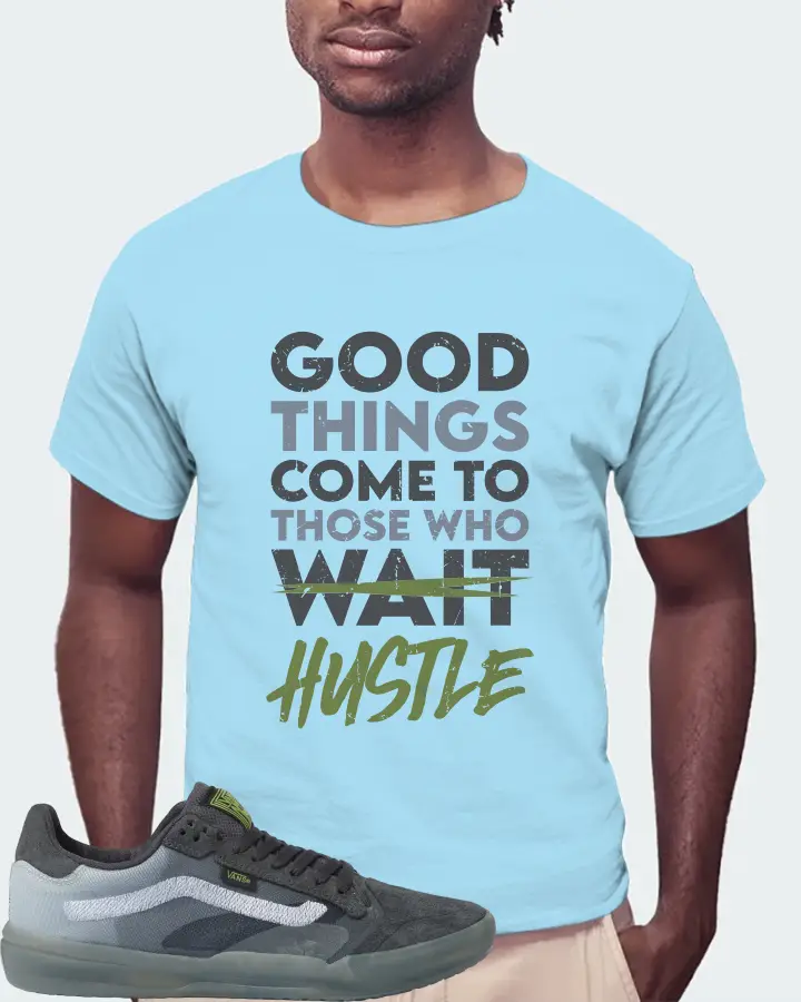 Vans EVDNT UltimateWaffle Sneaker Matching Ocean Blue T-Shirt (Good Things Come) - View 4