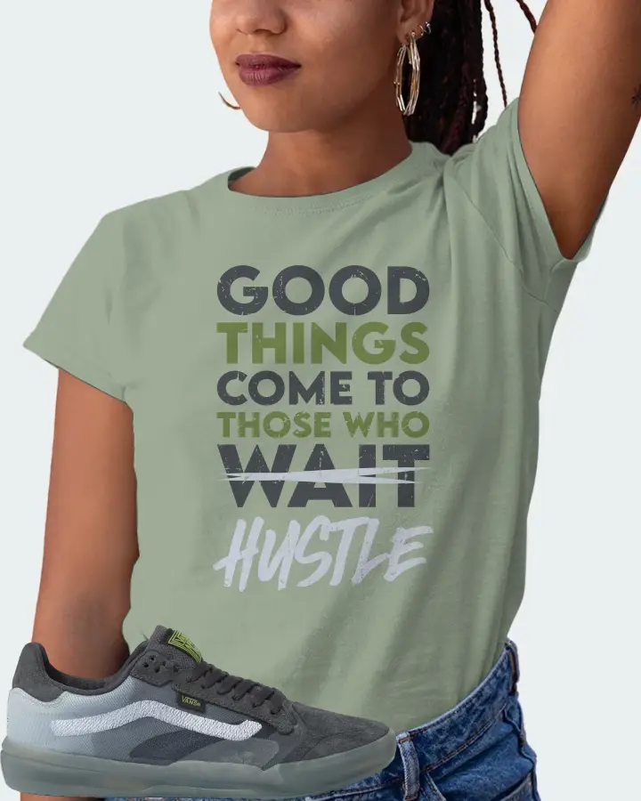 Vans EVDNT UltimateWaffle Sneaker Matching Sage T-Shirt (Good Things Come) - View 5