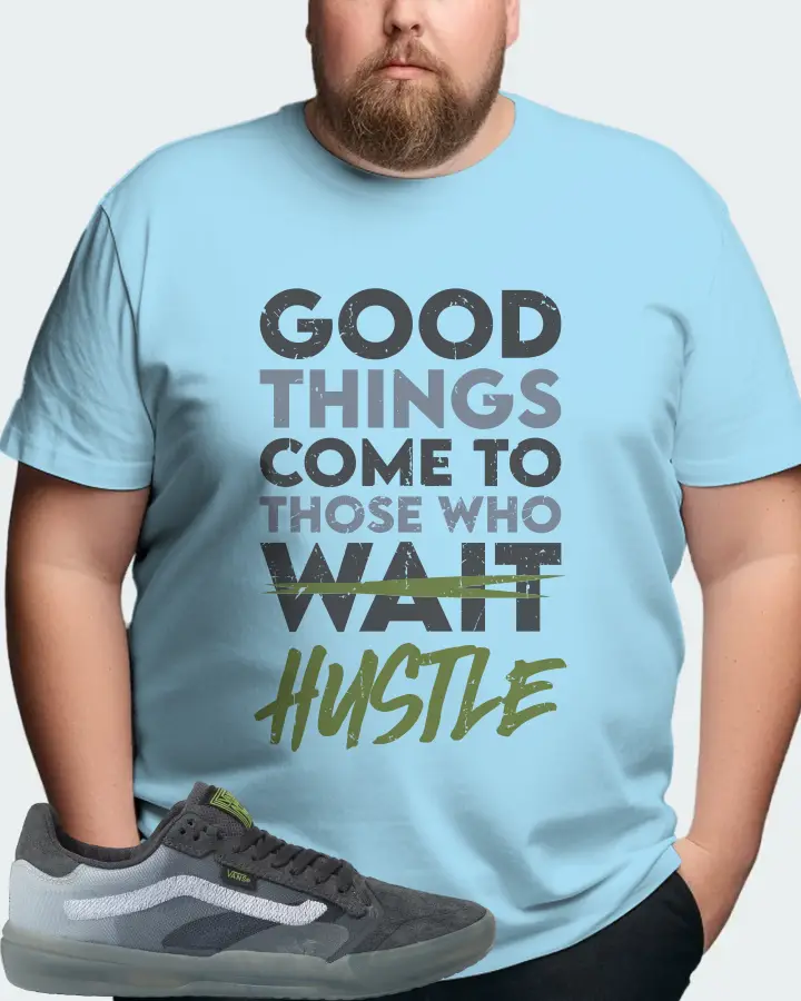 Vans EVDNT UltimateWaffle Sneaker Matching Ocean Blue T-Shirt (Good Things Come) - View 8