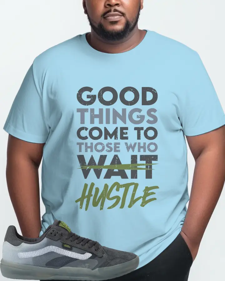 Vans EVDNT UltimateWaffle Sneaker Matching Ocean Blue T-Shirt (Good Things Come) - View 10