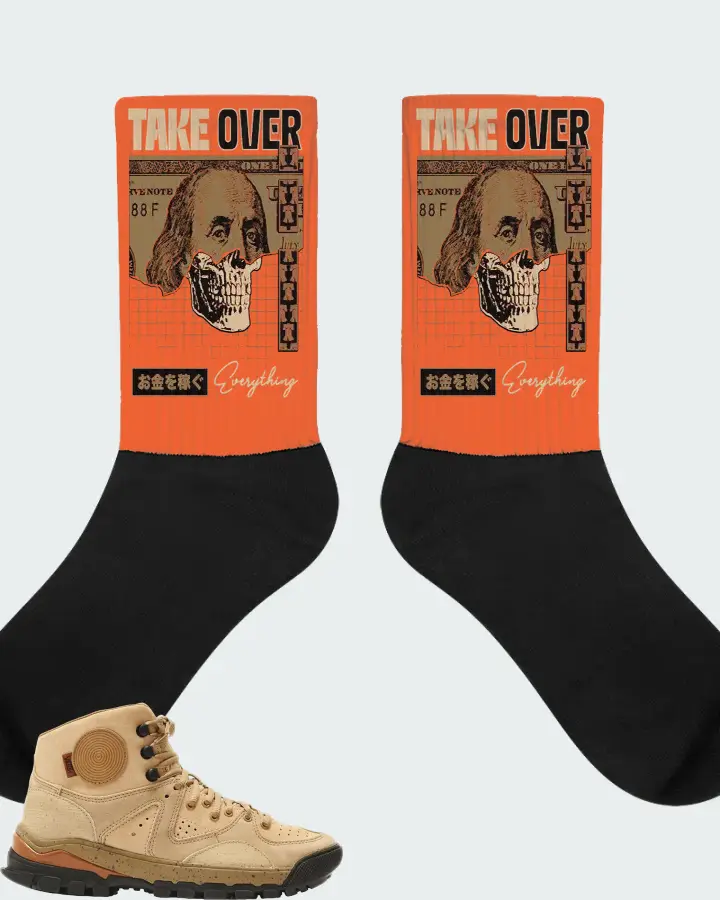 Vans Vault Amazon Trail LX  Sneaker Matching Orange Socks - Take Over