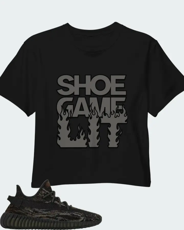 adidas Yeezy Boost 350 V2 MX Rock Matching Crop Top