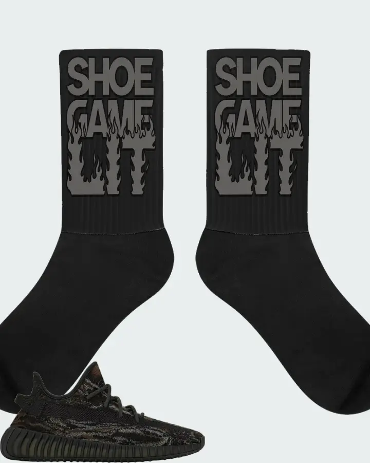 adidas Yeezy Boost 350 V2 MX Rock Matching Socks