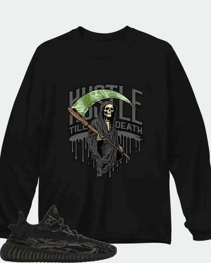 adidas Yeezy Boost 350 V2 MX Rock Matching Long Sleeve T-Shirt