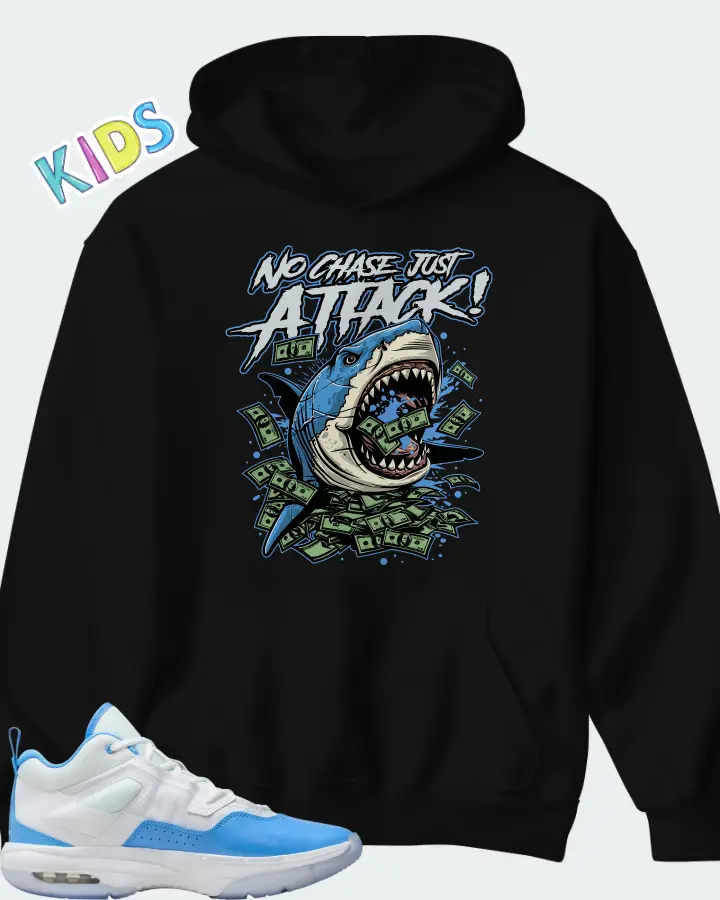 Jordan Stay Loyal 3 White University Blue Matching Kid's Hoodie