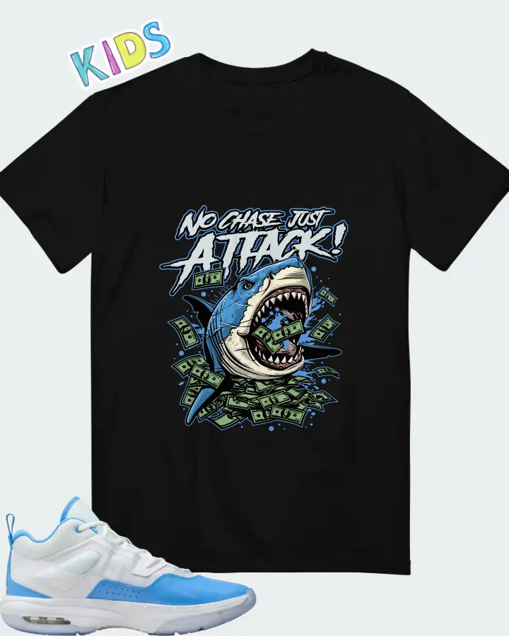 Jordan Stay Loyal 3 White University Blue Matching Kid's T-Shirt