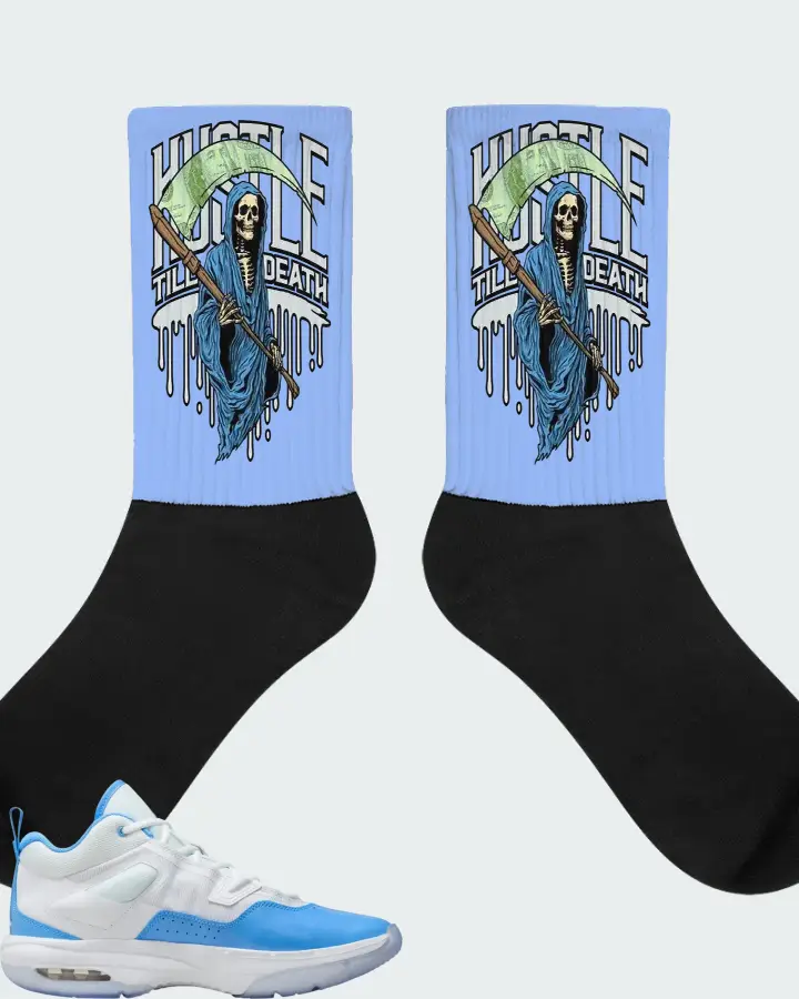 Jordan Stay Loyal 3 White University Blue Matching Socks