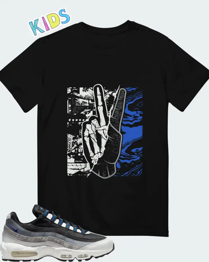 Nike Air Max 95 Anthracite Cool Grey Matching Kid's T-Shirt