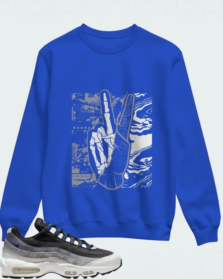 Nike Air Max 95 Anthracite Cool Grey Matching Sweatshirt