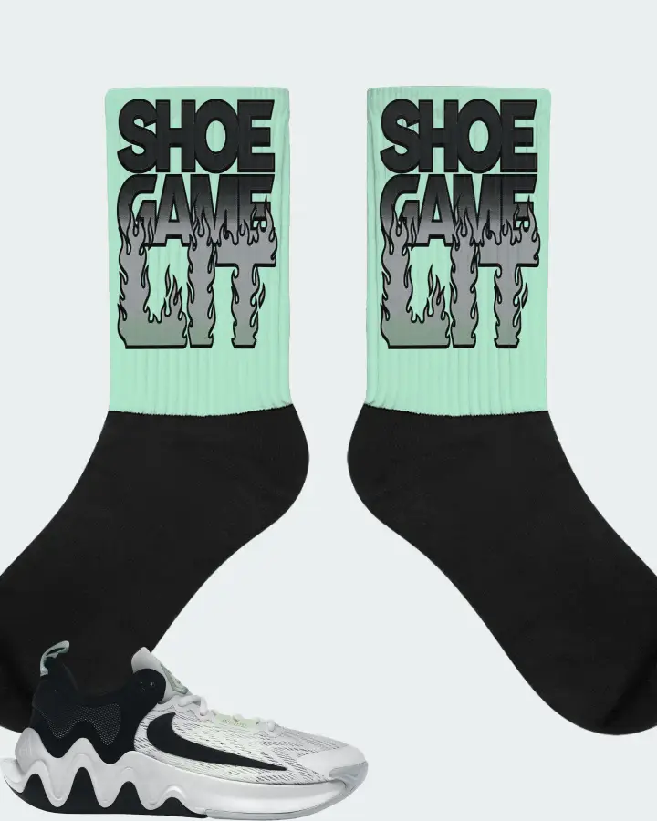 Nike Giannis Immortality 2 Sneaker Matching Mint Socks - Shoe Game Lit Refreshed
