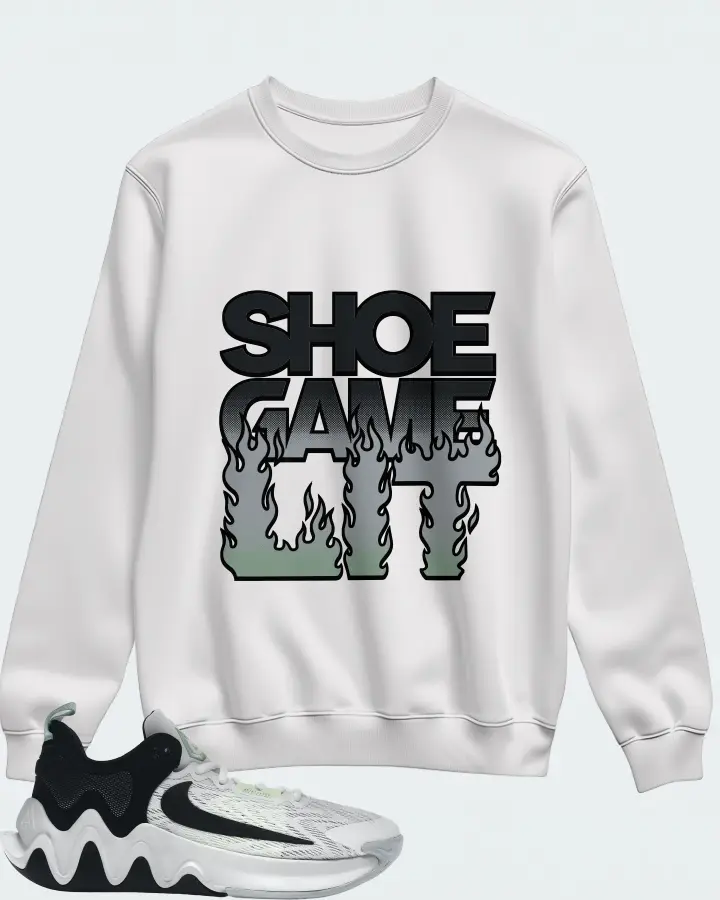 Nike Giannis Immortality 2 Sneaker Matching White Sweatshirt - Shoe Game Lit Refreshed
