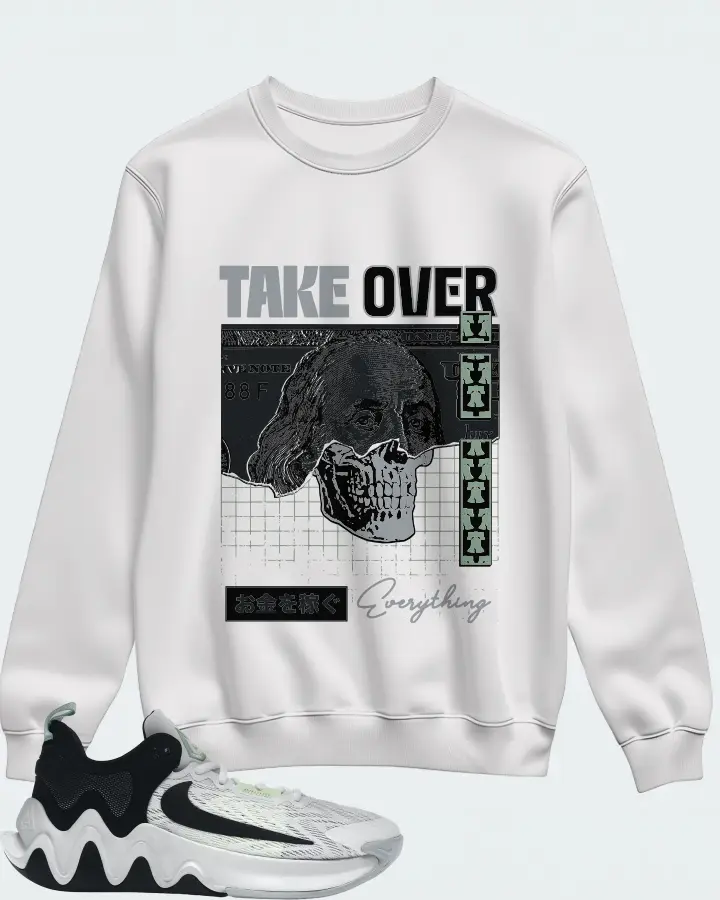 Nike Giannis Immortality 2 Sneaker Matching White Sweatshirt - Take Over