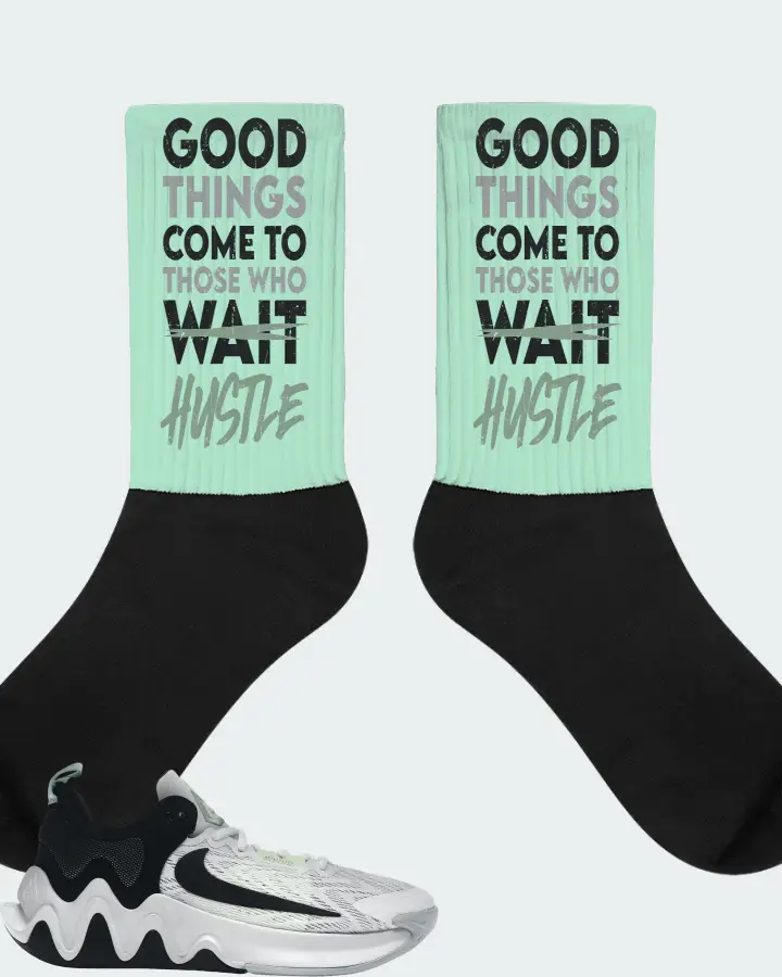 Nike Giannis Immortality 2 Sneaker Matching Mint Socks - Good Things Come