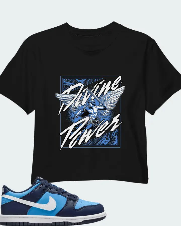 Dunk Low University Blue Matching Crop Top