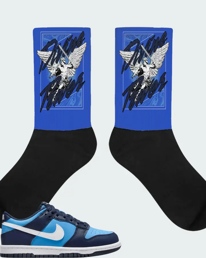 Dunk Low University Blue Matching Socks