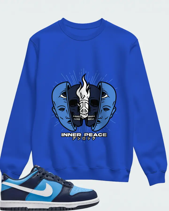 Dunk Low University Blue Matching Sweatshirt
