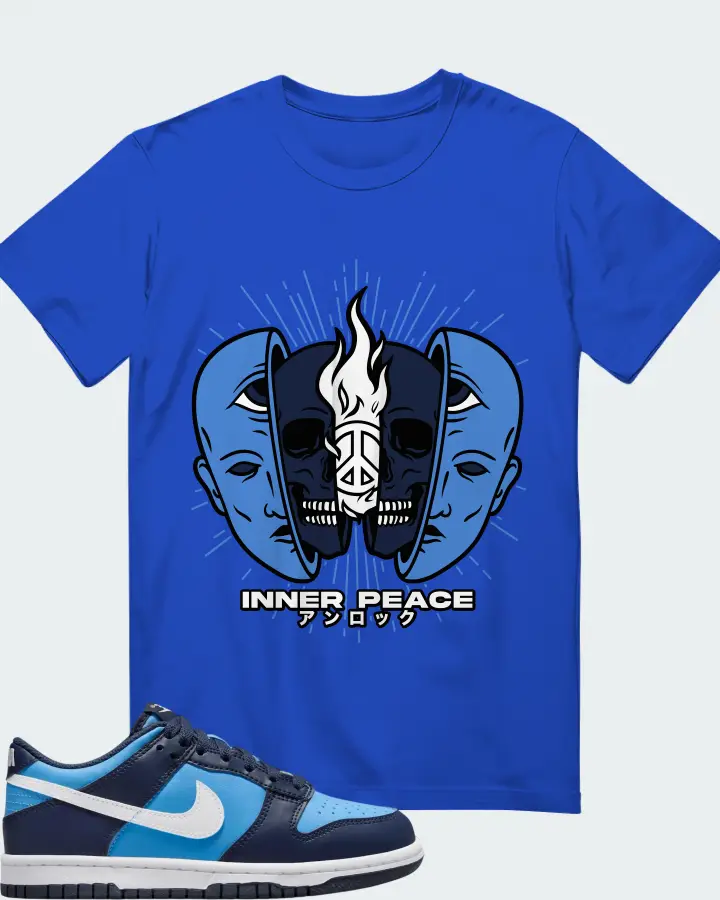 Dunk Low University Blue Matching T-Shirt