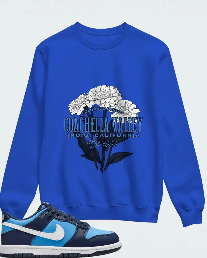 Dunk Low University Blue Matching Sweatshirt