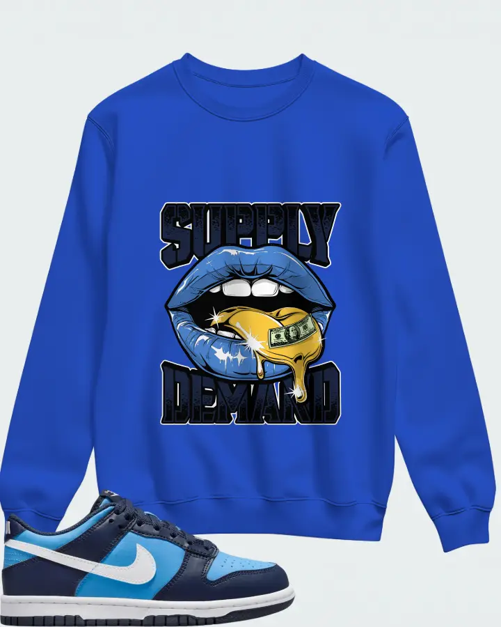 Dunk Low University Blue Matching Sweatshirt