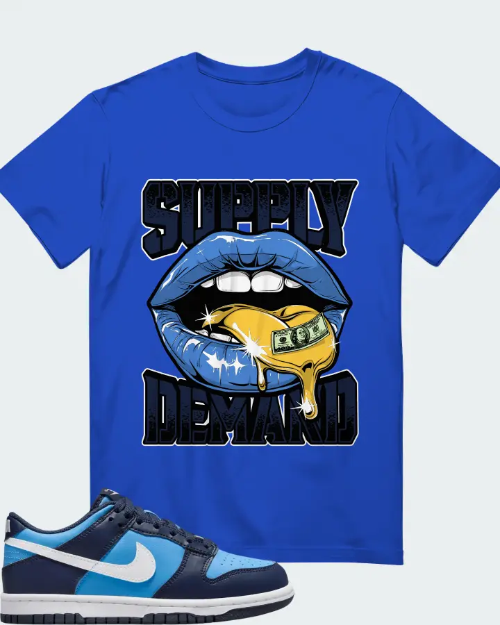 Dunk Low University Blue Matching T-Shirt