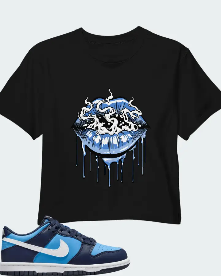 Dunk Low University Blue Matching Crop Top