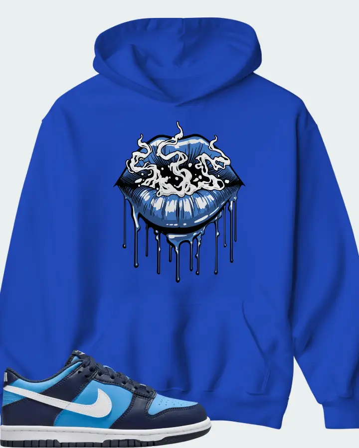 Dunk Low University Blue Matching Hoodie