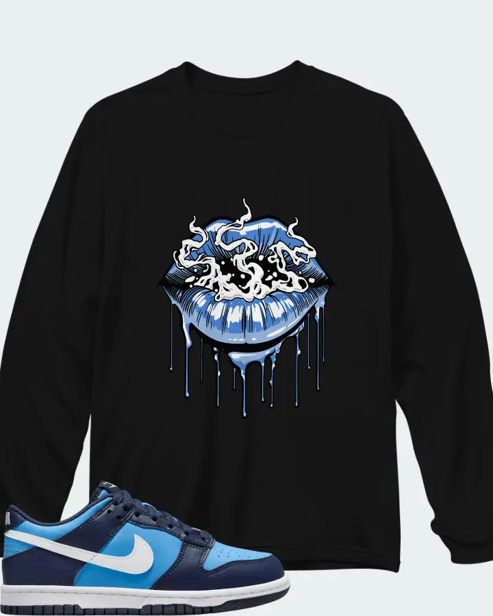 Dunk Low University Blue Matching Long Sleeve T-Shirt