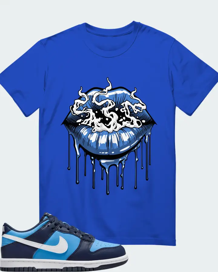 Dunk Low University Blue Matching T-Shirt
