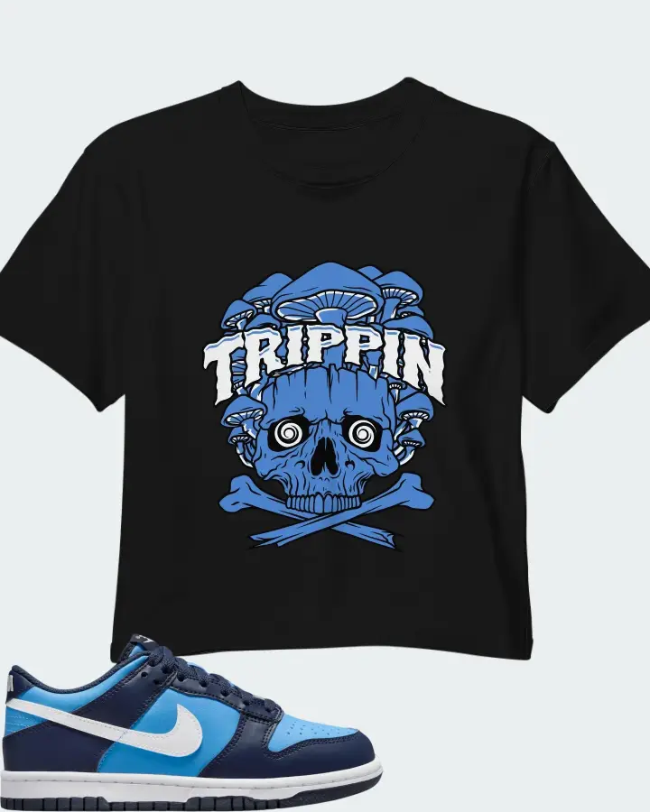 Dunk Low University Blue Matching Crop Top