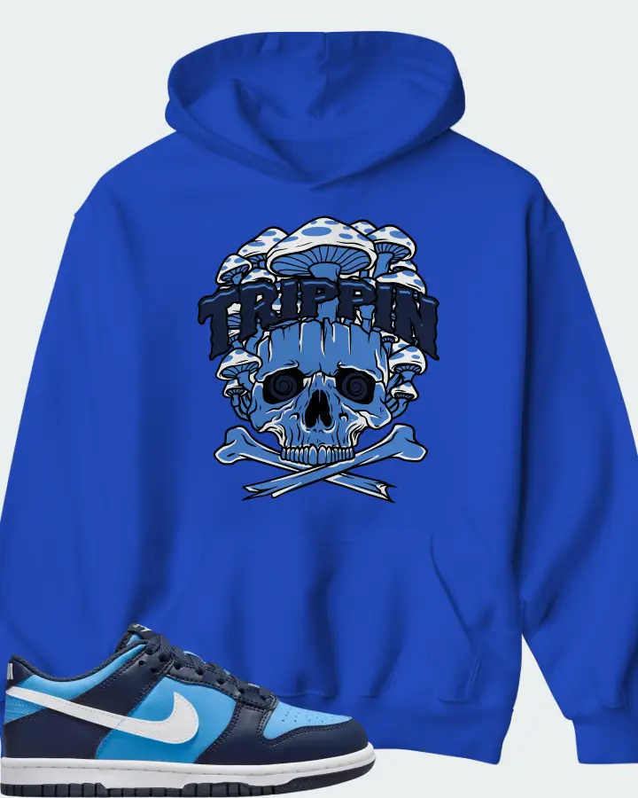 Dunk Low University Blue Matching Hoodie