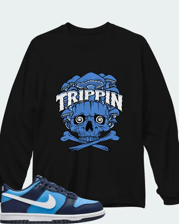 Dunk Low University Blue Matching Long Sleeve T-Shirt