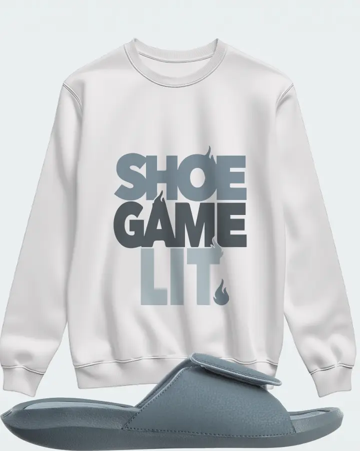 Jordan Hydro 6 Sneaker Matching White Sweatshirt - Shoe Game Lit Classic