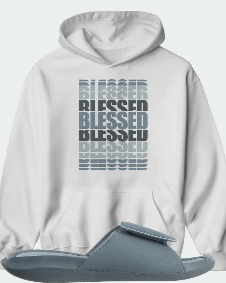 Jordan Hydro 6 Sneaker Matching White Hoodie - BLESSED Many Times
