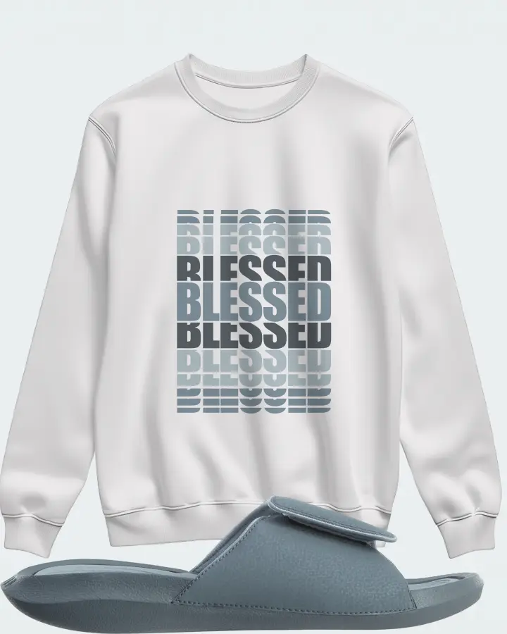 Jordan Hydro 6 Sneaker Matching White Sweatshirt - BLESSED Many Times