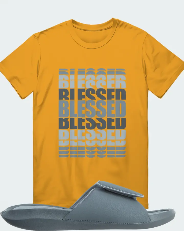 Jordan Hydro 6 Sneaker Matching Mustard T-Shirt - BLESSED Many Times