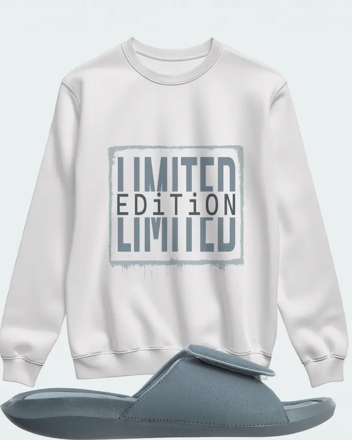 Jordan Hydro 6 Sneaker Matching White Sweatshirt - LIMITED EDITION