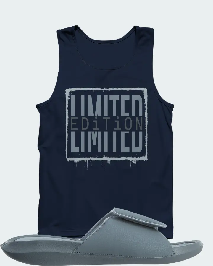 Jordan Hydro 6 Sneaker Matching Navy Tank Top - LIMITED EDITION