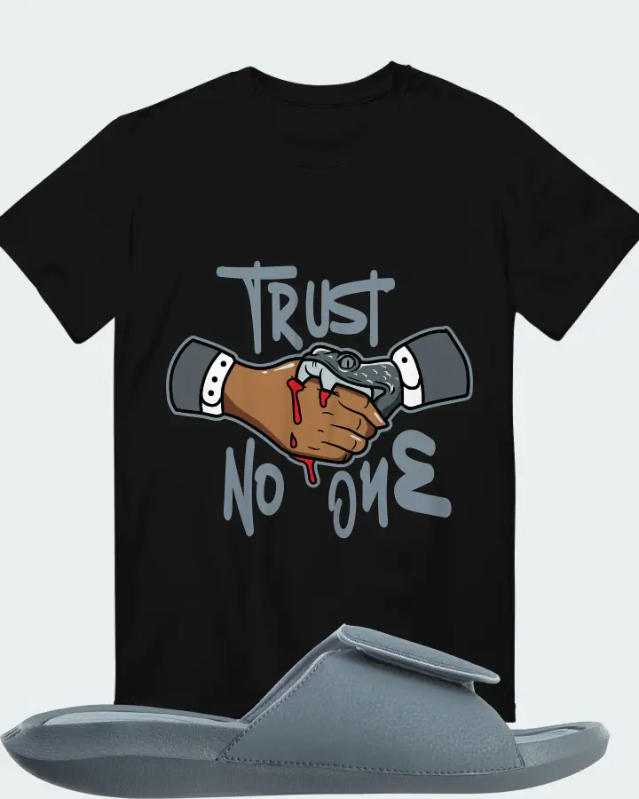Jordan Hydro 6 Sneaker Matching Black T-Shirt - Trust No One