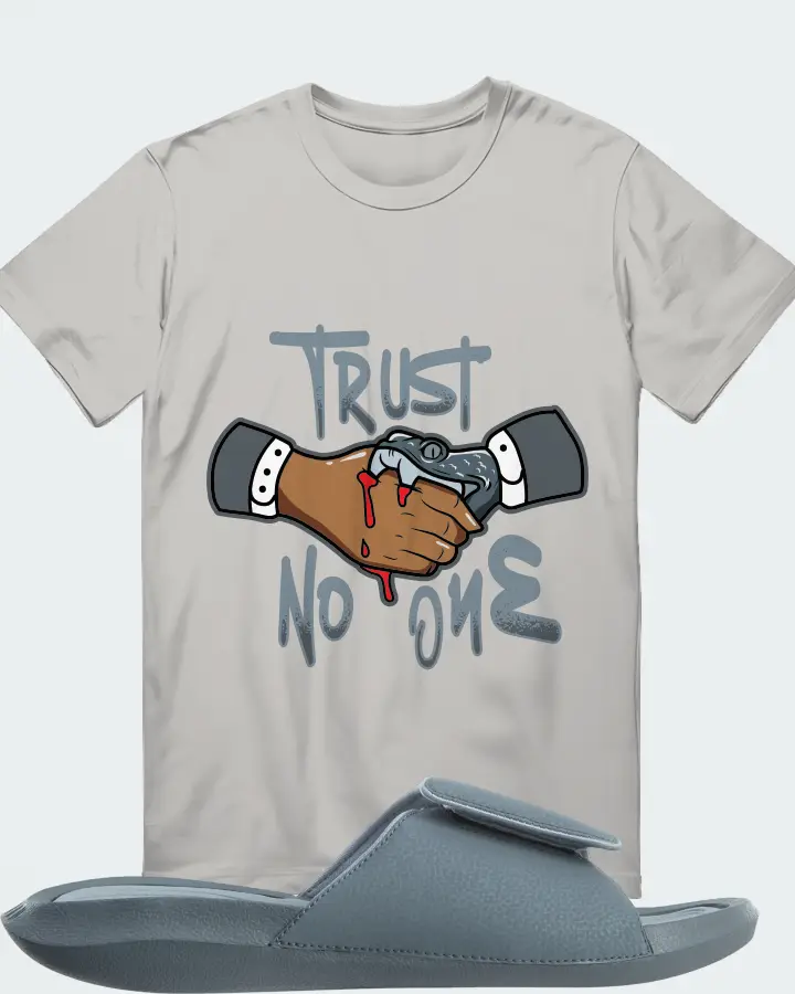 Jordan Hydro 6 Sneaker Matching Grey T-Shirt - Trust No One