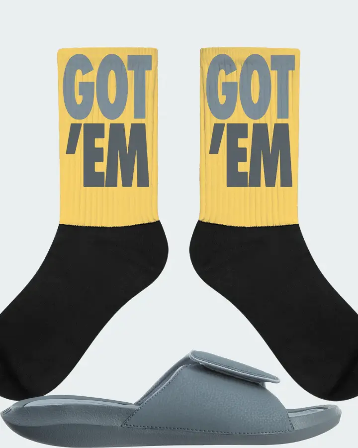 Jordan Hydro 6 Sneaker Matching Yellow Socks - Got Em