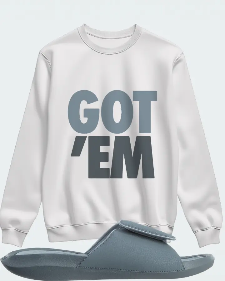 Jordan Hydro 6 Sneaker Matching White Sweatshirt - Got Em