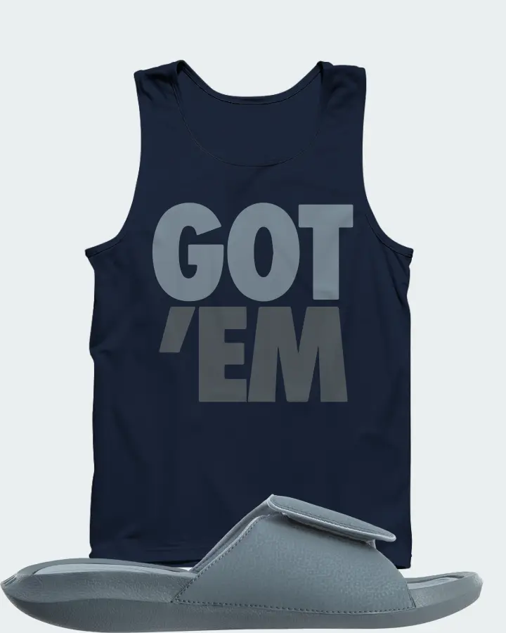 Jordan Hydro 6 Sneaker Matching Navy Tank Top - Got Em
