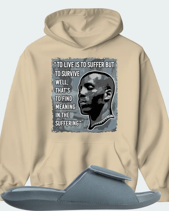 Jordan Hydro 6 Sneaker Matching Hoodie - DMX Suffer Quote